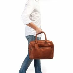 Gloednieuw 🎉 Hete verkoop 🎁 Burkely Vintage Mitch Worker - Schoudertas - Cognac 🌟 👍 -Tassen-dames Winkel 550x550 806