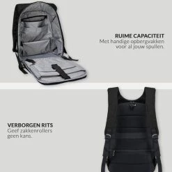 Beste recensies van 😀 Korting 🔥 Anti Diefstal Rugzak Inclusief Usb Oplaadstation - Geschikt Voor Laptop - Anti Theft En Spat Waterdicht| Lovnix Bag104 | Zwart ✨ 🎁 -Tassen-dames Winkel 550x550 817