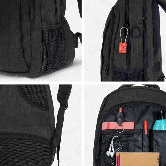 Beste Verkoop β Beste recensies van β TRVLMORE Rugzak - 28L - 15,6 Inch - Laptop Rugtas - Waterafstotend - Antraciet π β 8 Beste Verkoop β Beste recensies van β TRVLMORE Rugzak - 28L - 15,6 Inch - Laptop Rugtas - Waterafstotend - Antraciet π β - Afbeelding 6