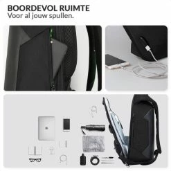 Beste recensies van 😀 Korting 🔥 Anti Diefstal Rugzak Inclusief Usb Oplaadstation - Geschikt Voor Laptop - Anti Theft En Spat Waterdicht| Lovnix Bag104 | Zwart ✨ 🎁 -Tassen-dames Winkel 550x550 821
