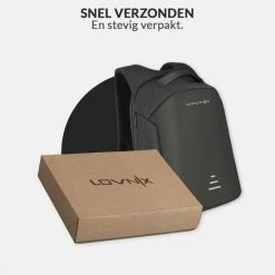 Beste recensies van 😀 Korting 🔥 Anti Diefstal Rugzak Inclusief Usb Oplaadstation - Geschikt Voor Laptop - Anti Theft En Spat Waterdicht| Lovnix Bag104 | Zwart ✨ 🎁 -Tassen-dames Winkel 550x550 822