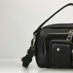 Goedkoop 🥰 Gloednieuw 😀 Nunoo Kleine Schoudertas / Crossbody Tas Dames - Leer - Helena - Zwart 🎉 👏 -Tassen-dames Winkel 550x550 889