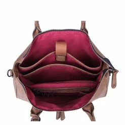 Flash-uitverkoop 👏 Kopen ⭐ Wimona Fabiana Two 2022 Schoudertas / Laptoptas - 15,6 Inch - Cognac 🤩 🥰 -Tassen-dames Winkel 550x550 890