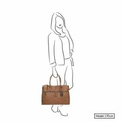 Flash-uitverkoop 👏 Kopen ⭐ Wimona Fabiana Two 2022 Schoudertas / Laptoptas - 15,6 Inch - Cognac 🤩 🥰 -Tassen-dames Winkel 550x550 891