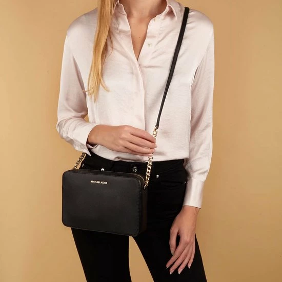 Promo ๐ Begroting ๐ฏ Michael Kors Jet Set L Dames Crossbodytas - Zwart ๐ ๐ 6 Promo ๐ Begroting ๐ฏ Michael Kors Jet Set L Dames Crossbodytas - Zwart ๐ ๐ - Afbeelding 4