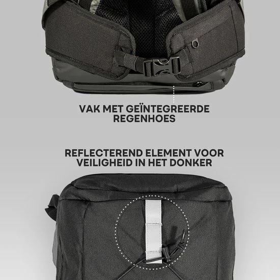 Goedkoopste ๐ Korting โ BAKBAGS Sport Rugzak | Daypack 25 Liter Met Vak Voor Waterzak | Inclusief Regenhoes | Gerecycled Polyester โ ๐ฅ 8 Goedkoopste ๐ Korting โ BAKBAGS Sport Rugzak | Daypack 25 Liter Met Vak Voor Waterzak | Inclusief Regenhoes | Gerecycled Polyester โ ๐ฅ - Afbeelding 6
