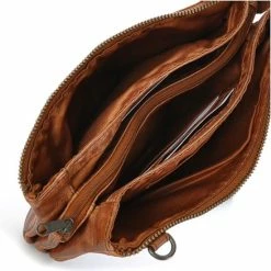 Coupon ✨ Beste Pirce 🔔 Bear Design Kleine Schoudertas / Crossbody Tas Dames - Leer - Cow Lavato - Cognac 😉 🛒 -Tassen-dames Winkel 550x551 5