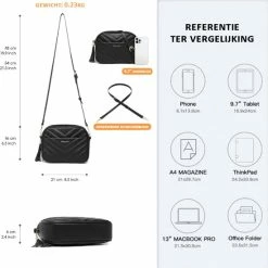 Aanbiedingen π Kopen π€© Miss Lulu Crossbodytas - Schoudertas - Dames Handtas - Zwart (LA2119 BK) π₯ 𧨠13 Aanbiedingen π Kopen π€© Miss Lulu Crossbodytas - Schoudertas - Dames Handtas - Zwart (LA2119 BK) π₯ 𧨠-Tassen-dames Winkel 550x557 19