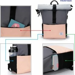 Beste Verkoop π Nieuw π Caliyo Massi Miliano Rolltop Rugzak Unisex (laptop 15.6 Inch) Roze-Grijs ( 3015-79-25) π π 10 Beste Verkoop π Nieuw π Caliyo Massi Miliano Rolltop Rugzak Unisex (laptop 15.6 Inch) Roze-Grijs ( 3015-79-25) π π -Tassen-dames Winkel 550x558 17