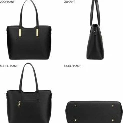 Hete verkoop โญ Beste Pirce ๐ Lana® El Zafiro - Dames Handtassen Set - Schoudertas, Handtas - Saffiano Leer - Zwart ๐ ๐ 16 Hete verkoop โญ Beste Pirce ๐ Lana® El Zafiro - Dames Handtassen Set - Schoudertas, Handtas - Saffiano Leer - Zwart ๐ ๐ -Tassen-dames Winkel 550x561 3