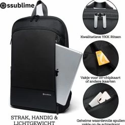 Goedkoopste ⌛ Aanbiedingen 🌟 Ssublime Expander - Anti Diefstal Laptop Rugzak 17 Inch - Rugtas Waterdicht Met Aanpasbare Grootte – Schooltas - Laptoptas - Voor Dames En Heren ❤️ 👍 -Tassen-dames Winkel 550x562 11