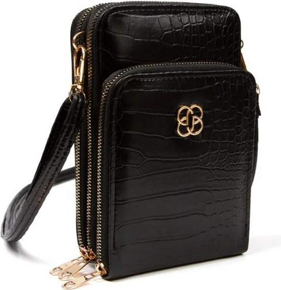 Gloednieuw π Beste Verkoop π Merkloos Elegant Telefoontasje - Portemonnee Dames - Mini Schoudertas Zwart β π 3 Gloednieuw π Beste Verkoop π Merkloos Elegant Telefoontasje - Portemonnee Dames - Mini Schoudertas Zwart β π