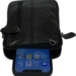Beste deal 🤩 Coupon 🧨 Arrigo Telefoontasje Dames Crossbody Telefoontasje Met Portemonnee Zwart Leer 🤩 😉 -Tassen-dames Winkel 550x567 6