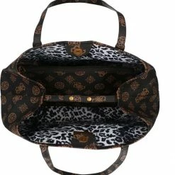 Coupon 😍 Beste Pirce 🛒 Guess Vikky Large Tote Dames Handtas - Bruin 💯 🛒 -Tassen-dames Winkel 550x575 5