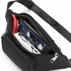 Promo 😉 Gloednieuw 👍 Tigernu Heuptasje Dames Heren - Fanny Pack - Riemtas - WATERAFSTOTEND - RFID ANTI SKIM - Zwart - 🌟 😀 -Tassen-dames Winkel 550x575 9