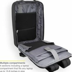 Gloednieuw 🎁 Coupon 🔔 Accezz Laptoptas 15.6 Inch - Veilige Laptop Rugzak Met Extra Bescherming En Handige Opbergvakken - Zwart 🎁 🤩 -Tassen-dames Winkel 550x580