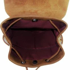 Flash-uitverkoop 😍 Beste Verkoop 🎉 Flores Lederwaren Soepele Cognac Leren Rugzak 👍 ❤️ -Tassen-dames Winkel 550x584 5