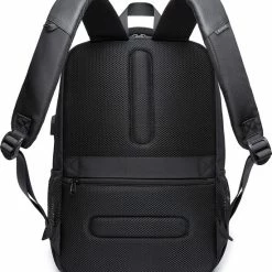 Hete verkoop ✔️ Beste Verkoop ❤️ ACROPAQ Rugzak - Met Laptopvak 17 Inch, Waterdicht, Voor Dames En Heren, USB Aansluiting - Rugtas Voor Meisje En Jongens- Zwart ❤️ 💯 -Tassen-dames Winkel 550x584 6