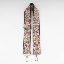 Beste recensies van ⌛ Uitgang 🎉 Accessories Junkie Amsterdam Selena Bagstrap- Schouderband- Tassenriem- Verstelbaar- Tassenhengsel- Cadeau- Vrouwen- Trendy- Katoen Polyester- Zilver- Bloemprint- 5cm- Roze/beige/zwart 🔔 🔥