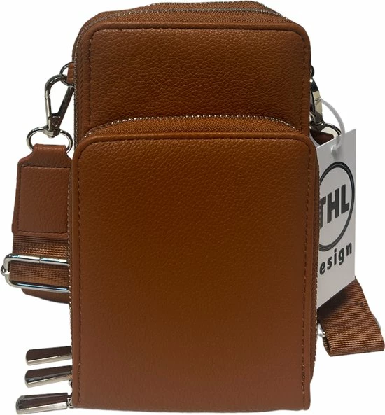Goedkoopste β¨ Kopen π THL Design – Telefoontasje Dames Crossbody – Schoudertasje Telefoon – Kleine Tas – 3 Vakken - Bruin π π 3 Goedkoopste β¨ Kopen π THL Design – Telefoontasje Dames Crossbody – Schoudertasje Telefoon – Kleine Tas – 3 Vakken - Bruin π π