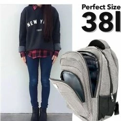 Goedkoopste โจ Groothandel โ๏ธ MaxxHome ๐ ๐ Backpack - 15,6 En 17,3" Inch Laptop Rugzak - USB Poort - Dames/Heren - 38L - Waterafstotend - Grijs โจ ๐งจ 13 Goedkoopste โจ Groothandel โ๏ธ MaxxHome ๐ ๐ Backpack - 15,6 En 17,3" Inch Laptop Rugzak - USB Poort - Dames/Heren - 38L - Waterafstotend - Grijs โจ ๐งจ -Tassen-dames Winkel 550x595 2