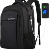 Goedkoopste 🔔 Hete verkoop ❤️ DutchOne Rugzak Met USB Oplaadpoort 30L Zwart Luxe Laptop Rugtas 15,6 Inch - Schooltas - Heren - Dames - Jongens - Meisjes - Waterafstotend - Rugzakken 🎁 😉 -Tassen-dames Winkel 550x596