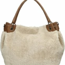 Groothandel 💯 Promo 👏 Enrico Benetti Teddy Handtas / Shopper 66652 - Off White ❤️ 😀 -Tassen-dames Winkel 550x596 5