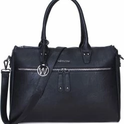 Aanbiedingen 👏 Uitgang ⭐ Wimona Laptoptas Fabiana - Zwart 👍 ✨