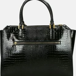 Beste deal ✔️ Promo 🎉 GUESS Dames Handtas Kunststof - Zwart 😍 🔔 -Tassen-dames Winkel 550x598 2