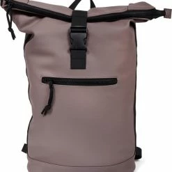 Aanbiedingen 🔥 Top 10 🎁 Norlander Dull PU Waterdichte Rugzak 40L - Roltop Rugzak - Fietsrugzak - Taupe 😍 ⌛