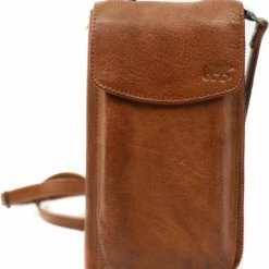 Beste deal ๐ฏ Beste Pirce ๐ Bear Design Zoey Leren Telefoontasje - Cognac ๐ ๐