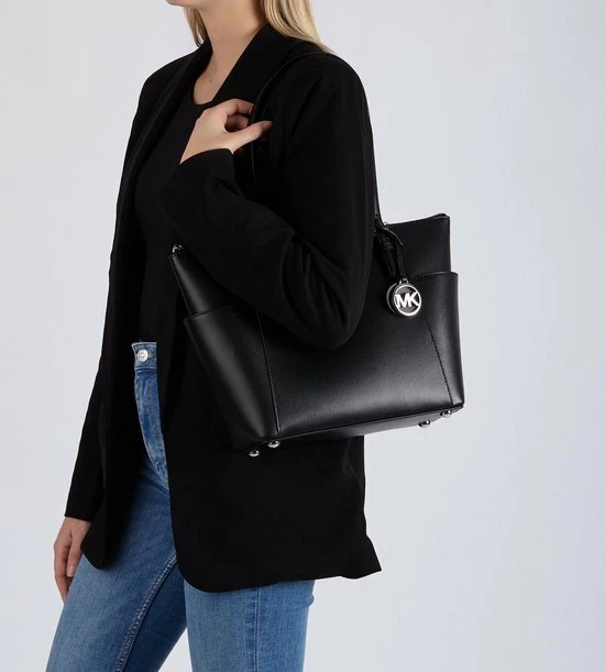 Nieuw ๐ Nieuw ๐ Michael Kors Schoudertas Jet Set Leer - Zwart ๐ ๐ 11 Nieuw ๐ Nieuw ๐ Michael Kors Schoudertas Jet Set Leer - Zwart ๐ ๐ - Afbeelding 9