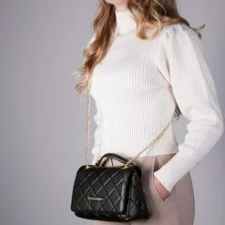 Goedkoop 💯 Kopen 👏 Valentino Bags Ocarina Dames Crossbodytas - Zwart ✔️ 🛒 -Tassen-dames Winkel 550x629 1