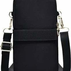 Begroting ⭐ Korting ✨ Forever Young - Nylon Telefoontasje - Crossbody Tas - Waterdicht - Zwart 👍 🎉 -Tassen-dames Winkel 550x633