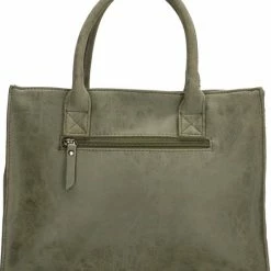 Goedkoopste 👍 Beste Verkoop ⌛ Enrico Benetti June 66590 Handtas - Olijf Groen 😉 🔔 -Tassen-dames Winkel 550x634 3