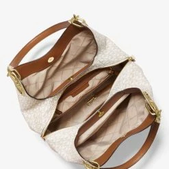 Korting 🧨 Goedkoop 🧨 Michael Kors Lillie Chain Tote L Dames Schoudertas -Wit ❤️ 🧨 -Tassen-dames Winkel 550x635 26