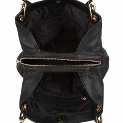 Promo ❤️ Beste Pirce 🥰 Michael Kors Raven L Dames Schoudertas - Zwart 😉 💯 -Tassen-dames Winkel 550x635 7