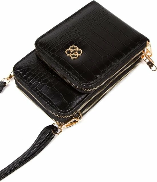 Gloednieuw π Beste Verkoop π Merkloos Elegant Telefoontasje - Portemonnee Dames - Mini Schoudertas Zwart β π 9 Gloednieuw π Beste Verkoop π Merkloos Elegant Telefoontasje - Portemonnee Dames - Mini Schoudertas Zwart β π - Afbeelding 7