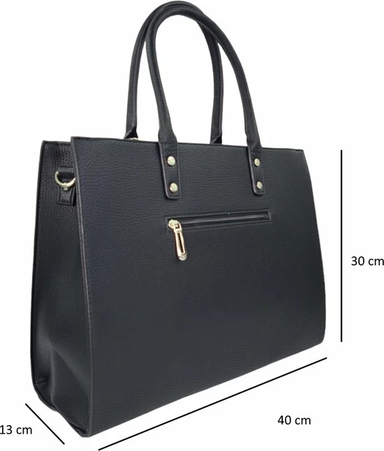 Beste Pirce π₯° Korting π Flora & Co Hand/schoudertas Zwart Geschikt Voor A4 Mappen π₯ β 5 Beste Pirce π₯° Korting π Flora & Co Hand/schoudertas Zwart Geschikt Voor A4 Mappen π₯ β - Afbeelding 3