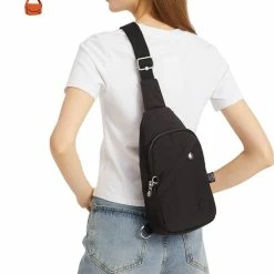 Hete verkoop ❤️ Goedkoopste 🔥 Bagwise® Crossbodytas - Sling Bag - Dames - Heren - S - (1239) - Zwart 🌟 😀 -Tassen-dames Winkel 550x650