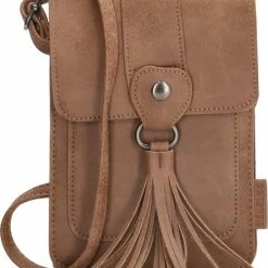 Gloednieuw 🧨 Korting 👍 Beagles Carral Telefoontasje - Bruin 🧨 ❤️