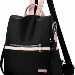 Tassen-dames Winkel 11 Uitgang ๐ Beste deal ๐ ZILOU® Rugtas - Schoudertas - Dames - Anti-Diefstal - Waterdicht - Zwart ๐ฅ ๐ฏ