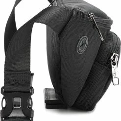 Promo 😉 Gloednieuw 👍 Tigernu Heuptasje Dames Heren - Fanny Pack - Riemtas - WATERAFSTOTEND - RFID ANTI SKIM - Zwart - 🌟 😀 -Tassen-dames Winkel 550x657 9