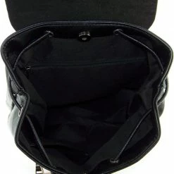 Goedkoop 🔔 Beste deal 🔔 Flores Lederwaren Soepele Zwarte Leren Rugzak ✔️ ⭐ -Tassen-dames Winkel 550x658 2