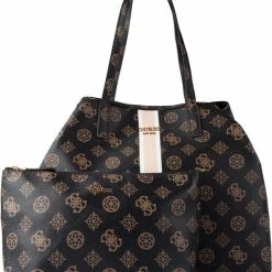 Coupon 😍 Beste Pirce 🛒 Guess Vikky Large Tote Dames Handtas - Bruin 💯 🛒 -Tassen-dames Winkel 550x658 4