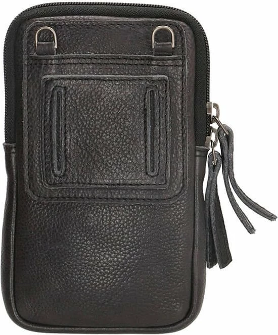 Top 10 ๐ Korting ๐ Old West Paint Rock Leren Telefoontasje / Crossbodytas / Heuptas - Zwart ๐ ๐ 9 Top 10 ๐ Korting ๐ Old West Paint Rock Leren Telefoontasje / Crossbodytas / Heuptas - Zwart ๐ ๐ - Afbeelding 7