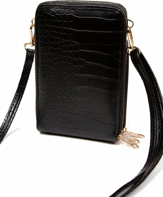 Gloednieuw π Beste Verkoop π Merkloos Elegant Telefoontasje - Portemonnee Dames - Mini Schoudertas Zwart β π 4 Gloednieuw π Beste Verkoop π Merkloos Elegant Telefoontasje - Portemonnee Dames - Mini Schoudertas Zwart β π - Afbeelding 2