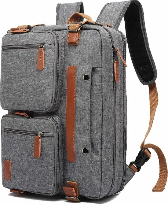 Coupon ๐ Gloednieuw โ๏ธ QY Laptoptas 2 In 1 Laptop Rugtas Schoudertas Voor 15.6 Inch Laptop – Grijs ๐งจ ๐ 13 Coupon ๐ Gloednieuw โ๏ธ QY Laptoptas 2 In 1 Laptop Rugtas Schoudertas Voor 15.6 Inch Laptop – Grijs ๐งจ ๐ - Afbeelding 11