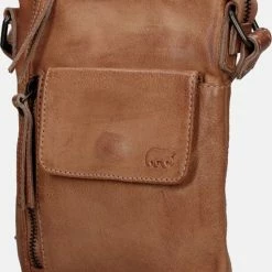 Top 10 ⭐ Coupon 🤩 Bear Design Rija Leren Schoudertasje - Taupe 👍 🌟 -Tassen-dames Winkel 550x672 7