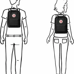 Beste deal 💯 Flash-uitverkoop 🔥 Fjallraven Fjällräven Kånken Laptop 13" Unisex Rugzak - Black 👏 🧨 -Tassen-dames Winkel 550x673 6